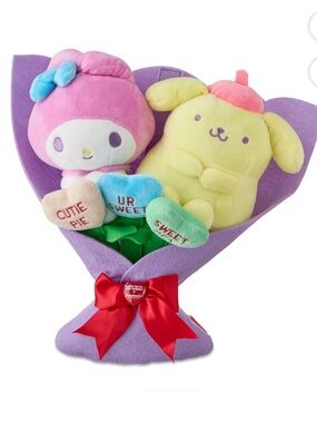 Sanrio Pink My Melody & Yellow Pompompurin Plush Bouquet